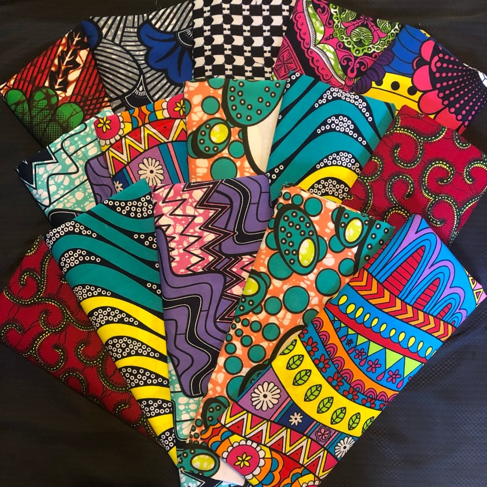 Bundled Fabric| African Print Patterns| All Cotton